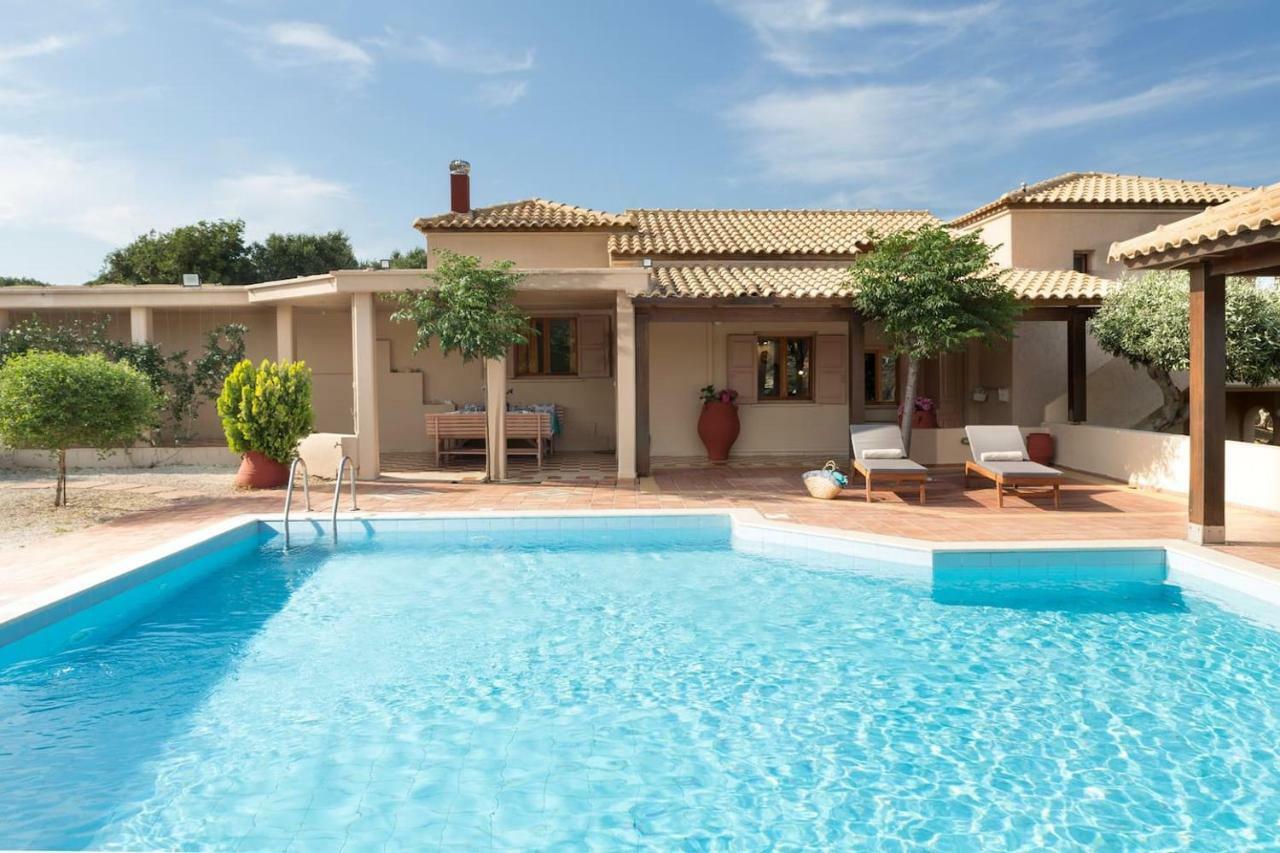 White Sand Villa. Spacious Villa With Prive Pool. Agia Pelagia Exteriör bild