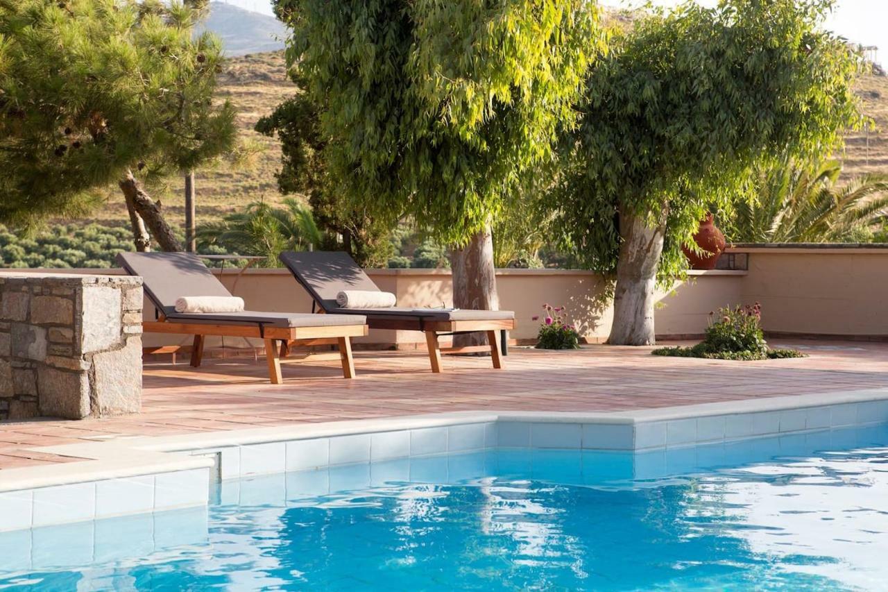 White Sand Villa. Spacious Villa With Prive Pool. Agia Pelagia Exteriör bild